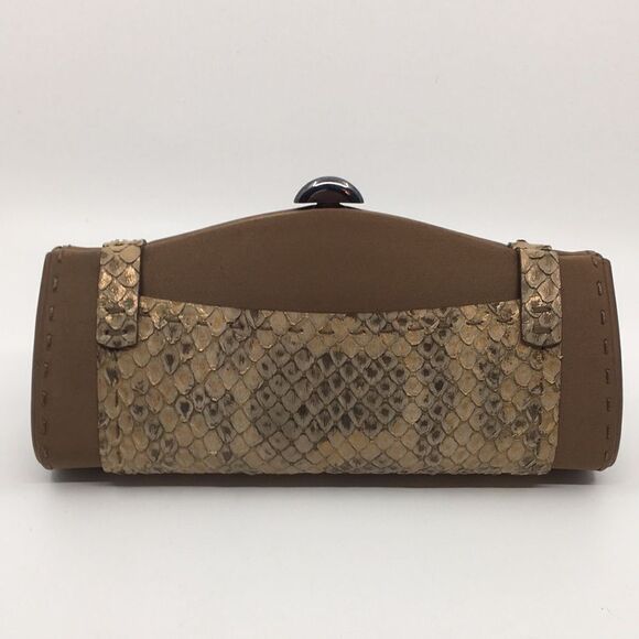 VBH by Vernon Bruce Hoeksema First Edition Snake and satin Clutch - Picture 1 of 17